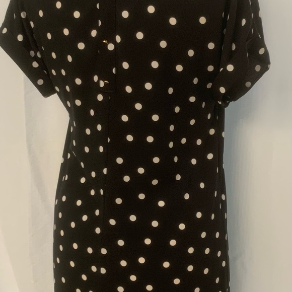 A New Day Black And White Dot Polka Dress - Picture 4 of 5